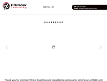 Tablet Screenshot of fillnowcoaching.com